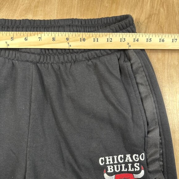 Ultra Game NBA Chicago Bulls Men’s Black Drawstring Snap Leg Sweatpants Size L - Picture 4 of 8